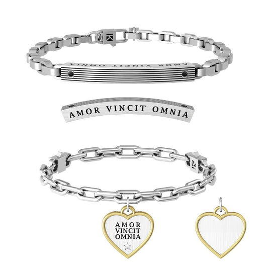 Set Bracciali Kidult Love da uomo e da donna 732131-1