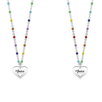 Set di due collane Kidult Love da donna 751088-1