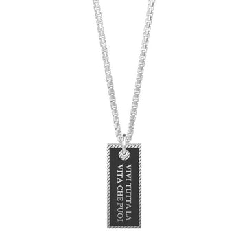 Collana Kidult Philosophy da uomo 751212-1