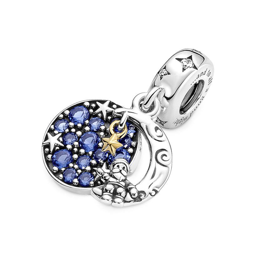 Charm Pendente Babbo Natale sulla Luna 769648C01-2