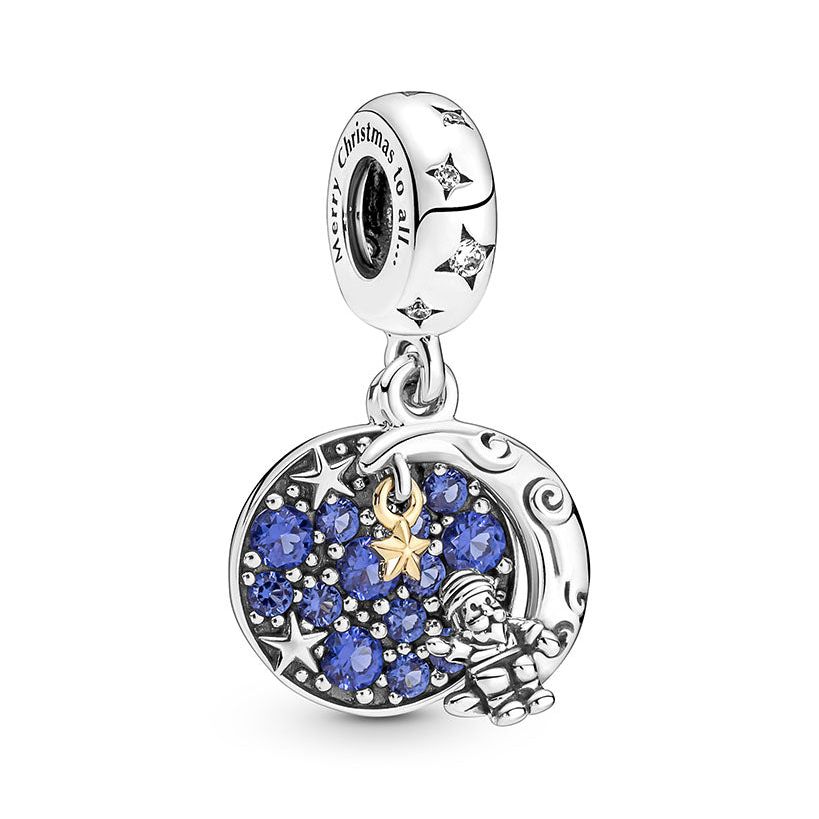 Charm Pendente Babbo Natale sulla Luna 769648C01-5