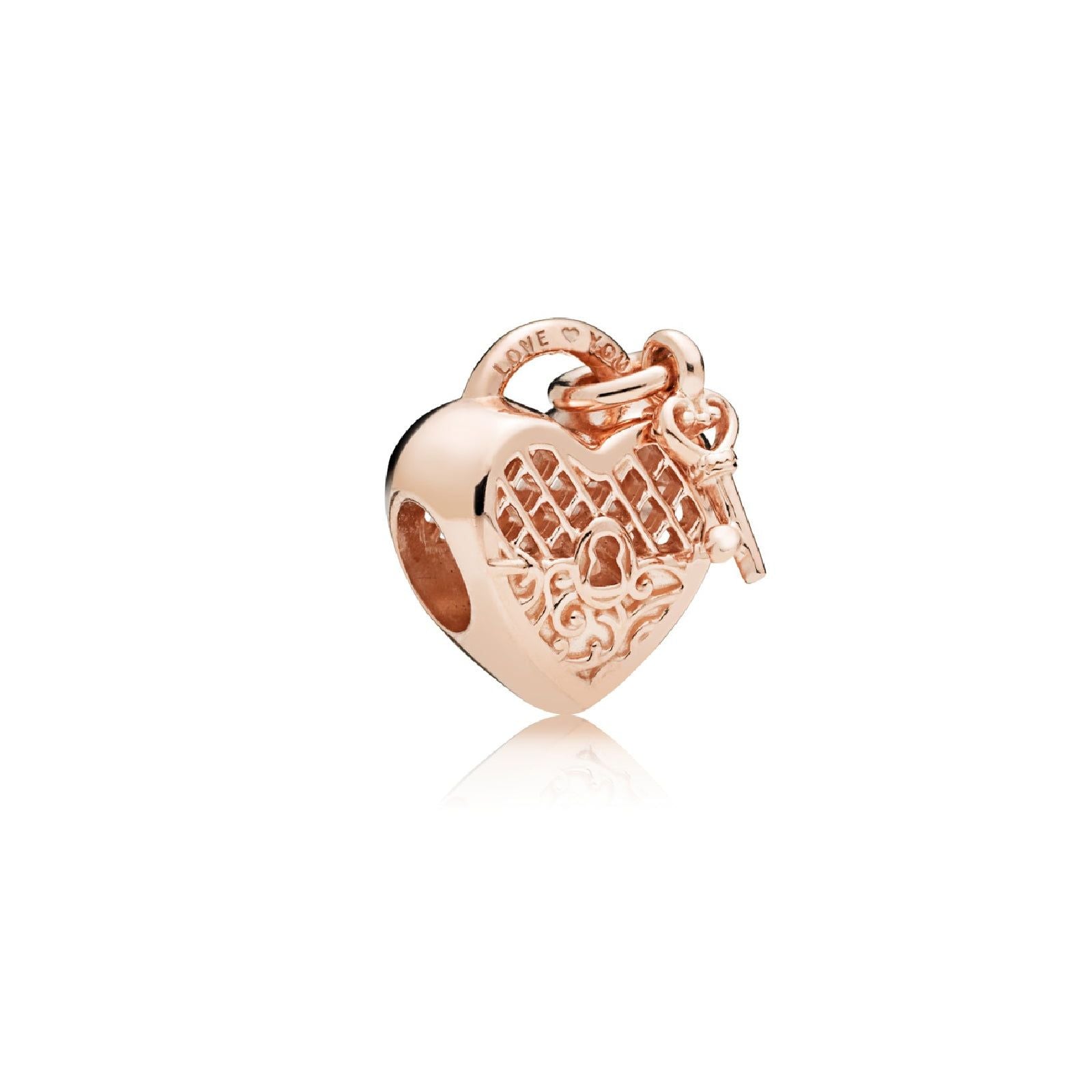Charm con lucchetto e cuore Promessa d’Amore 787655-1