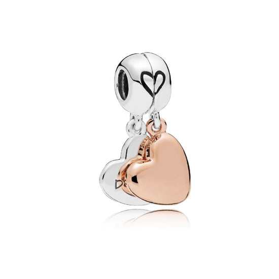 Charm pendente con cuori divisibili Madre e Figlia 787783EN16-1