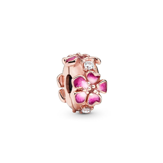 Clip Fiore di pesco rosa 788099CZ-1