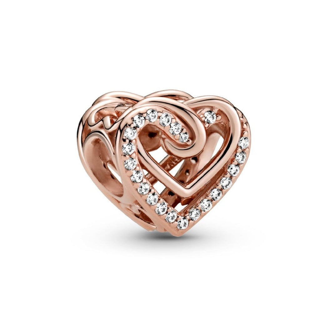 Anello due deals cuori scintillanti pandora