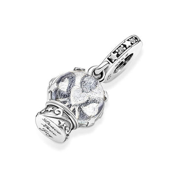 Charm Pendente Vetro di Murano Sfera Natalizia 790027C01-2
