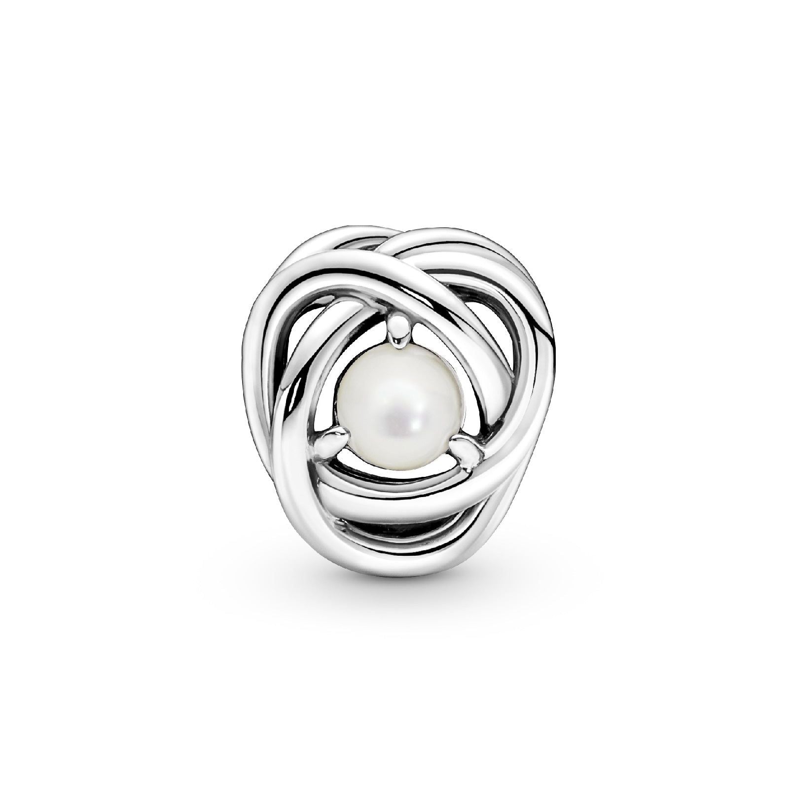 Charm Cerchio Eterno Bianco Madreperla Giugno 790064C03-2