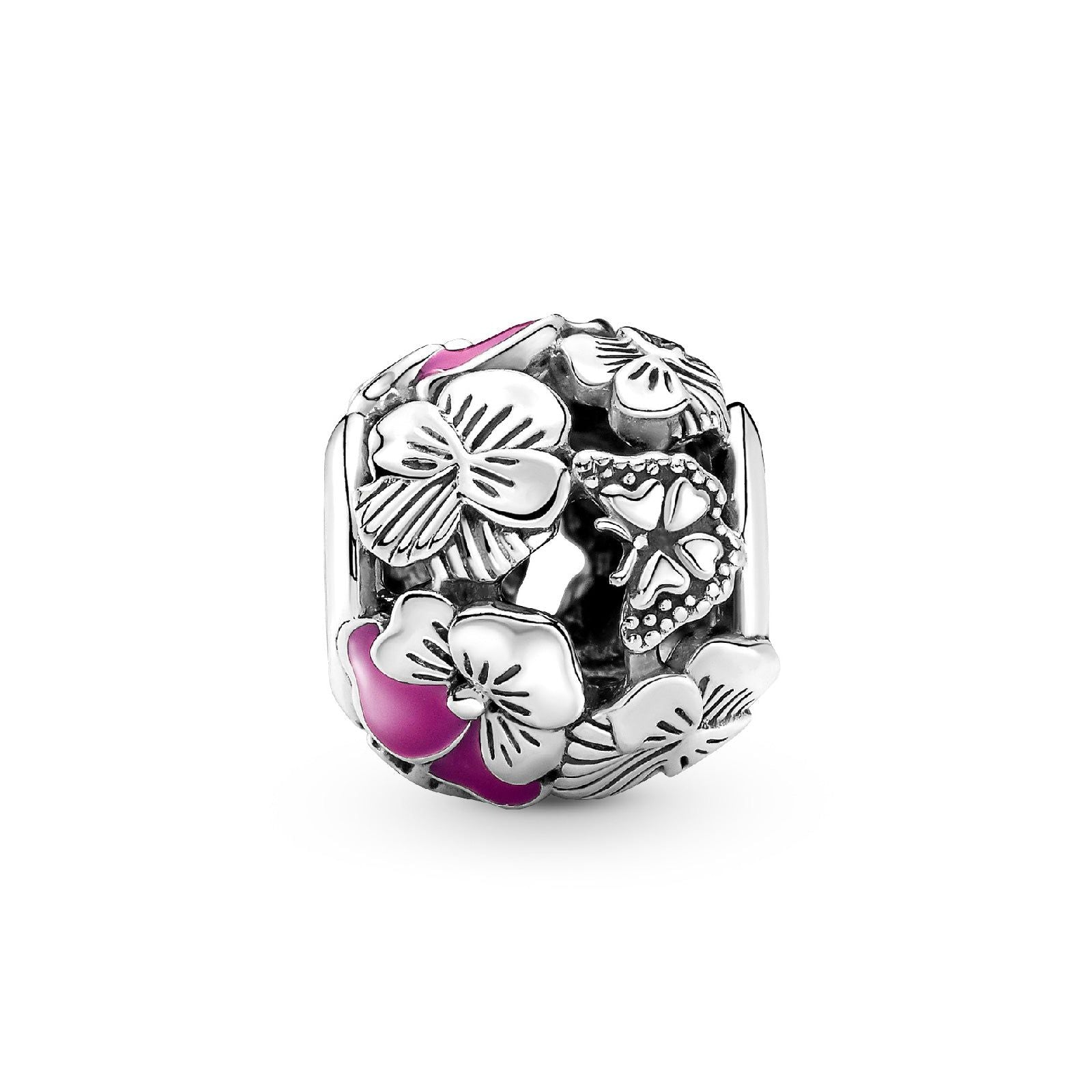 Charm Openwork Viole del Pensiero 790759C01-2