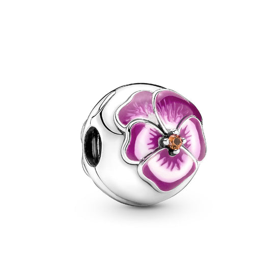 Clip Viola del Pensiero Rosa 790772C01-1