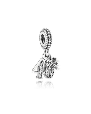 Charm pendente 40° compleanno