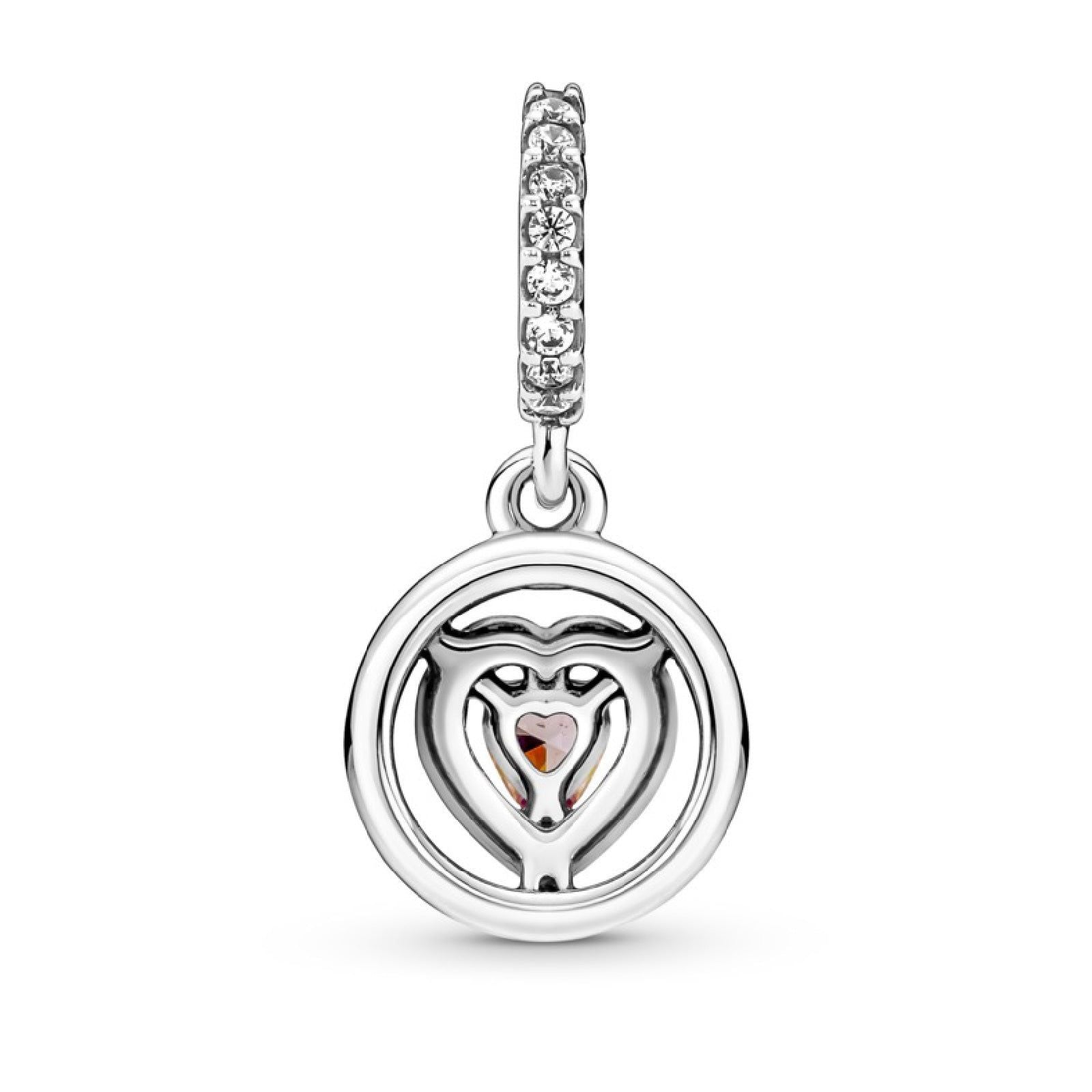 Charm Pendente Cuore Rosa 791476C01-2
