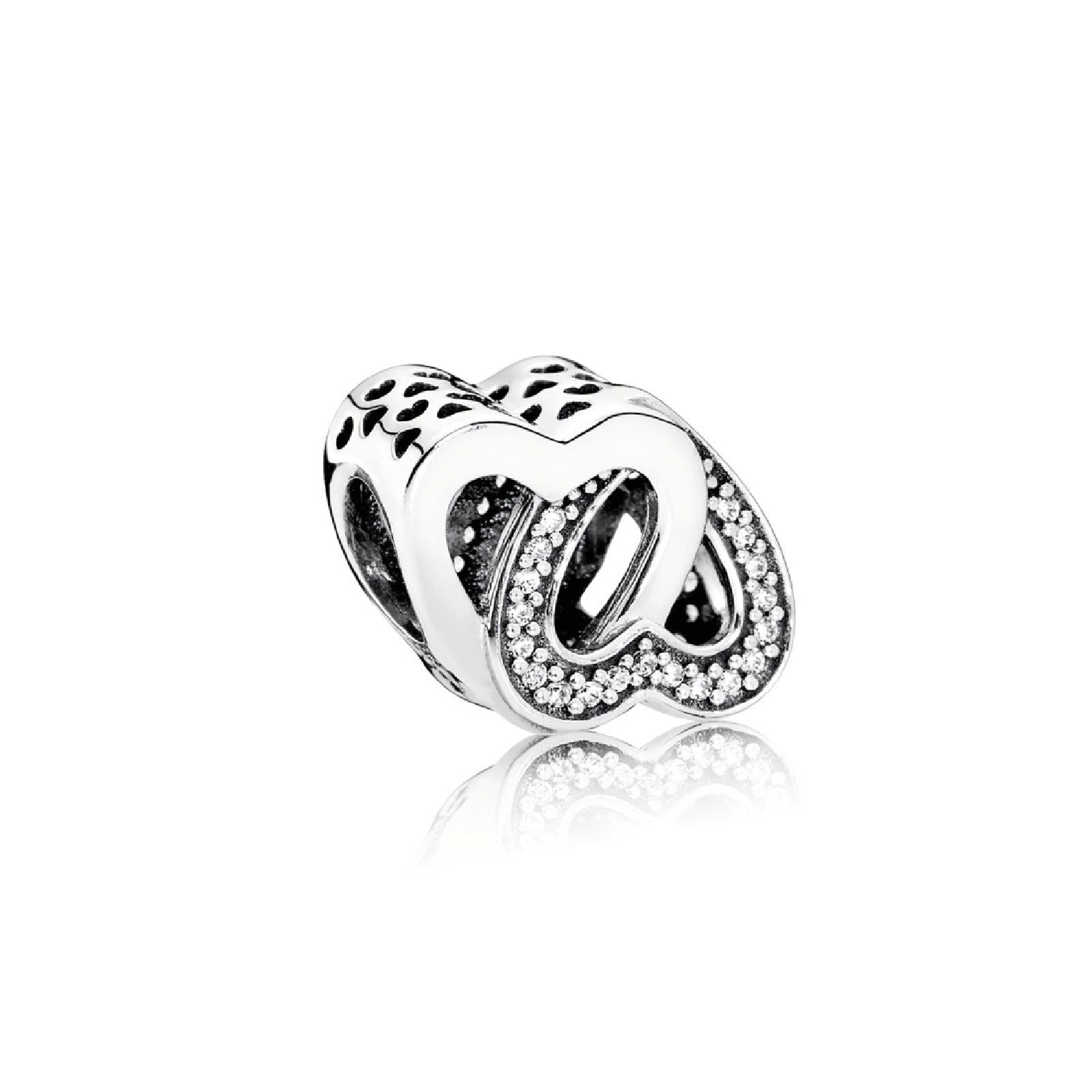 Charm Cuori intrecciati 791880CZ-1