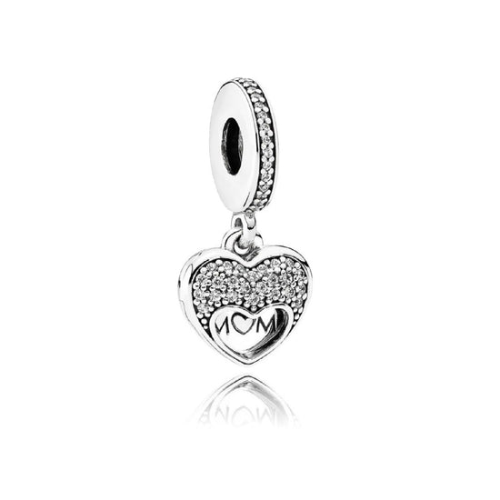 Charm pendente a cuore Adoro la mia mamma 792071CZ-1