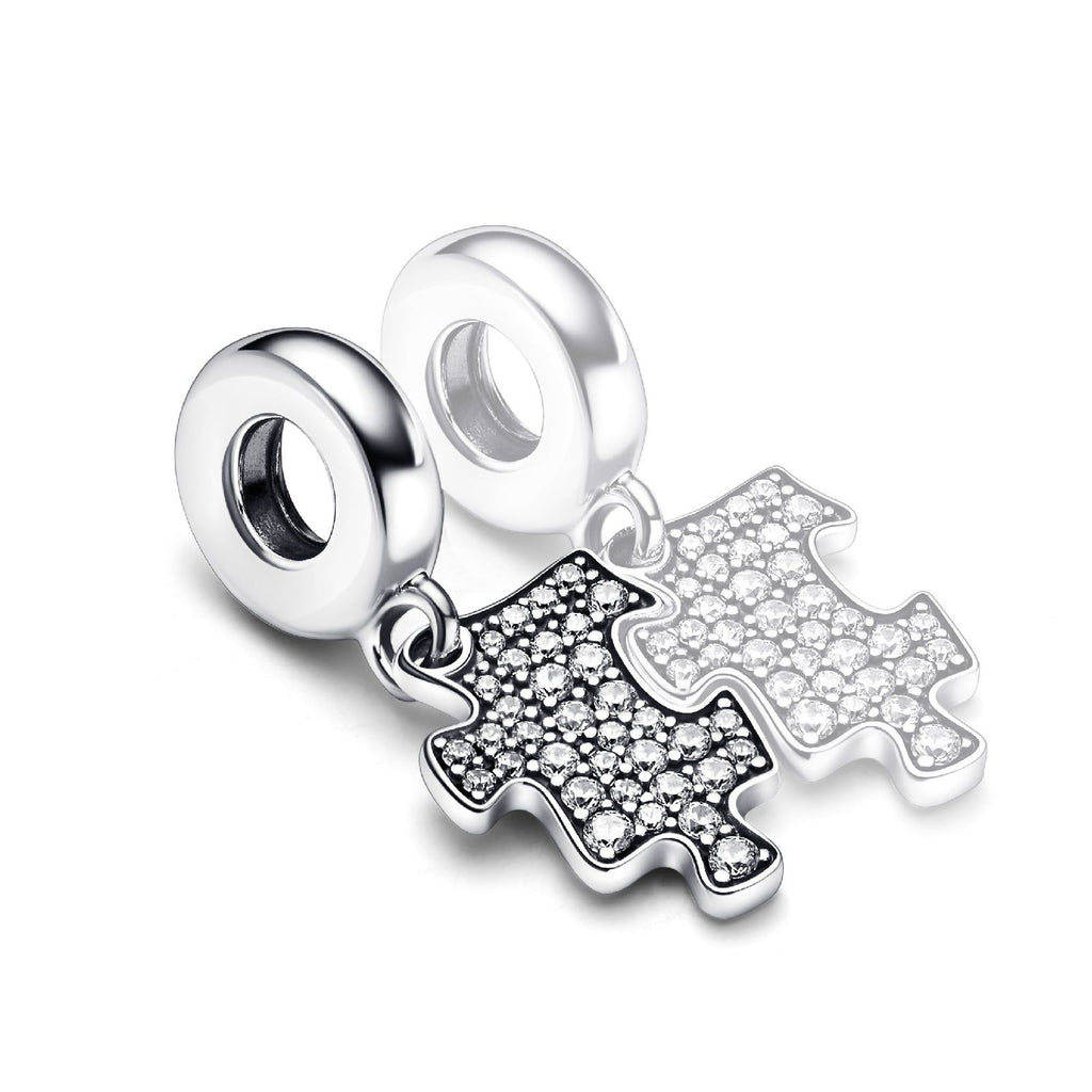 Charm Pendente Puzzle dell'Amicizia