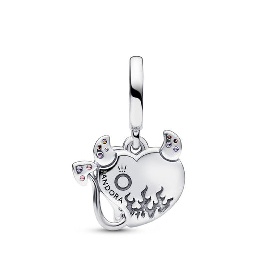 Charm Pendente Doppio Cuore "Heart on fire" 792511C01-2