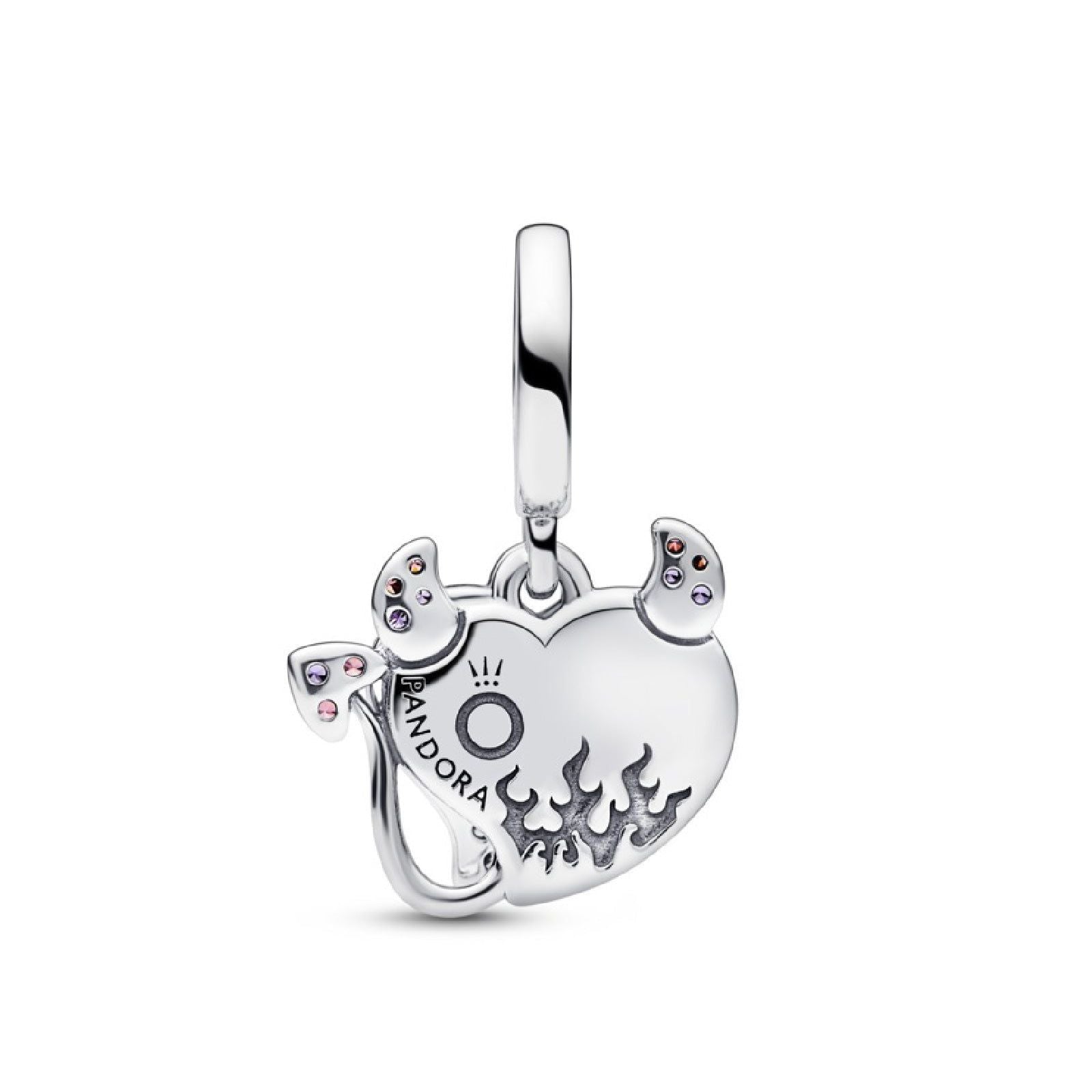 Charm Pendente Doppio Cuore "Heart on fire" 792511C01-2