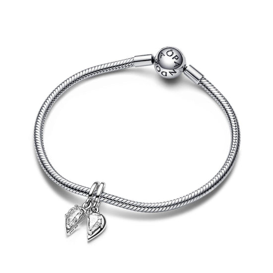 Charm Pendente Cuore Mamma e Figlia Divisibile 792643C01-3