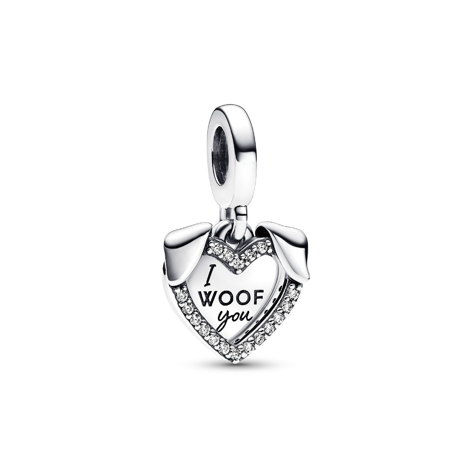 Charm Pendente Amico a 4 Zampe "I Woof You" 792647C01-1