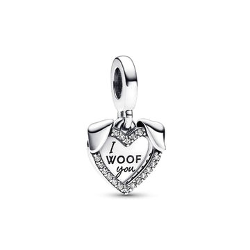Charm Pendente Amico a 4 Zampe "I Woof You" 792647C01-1