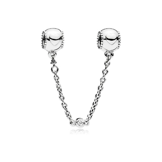 Catena di sicurezza con cuori in rilievo 796457CZ-05-1