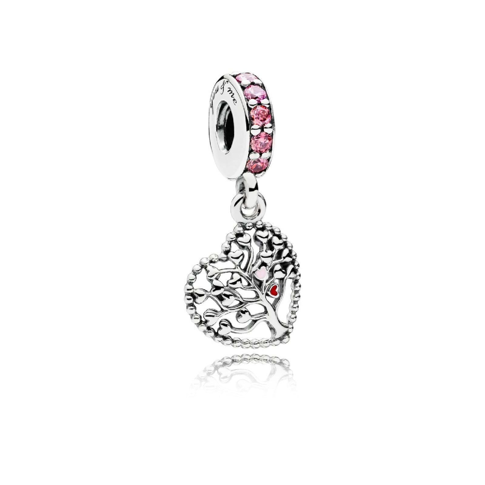 Charm pendente Albero della famiglia rosa 796592CZSMX-1