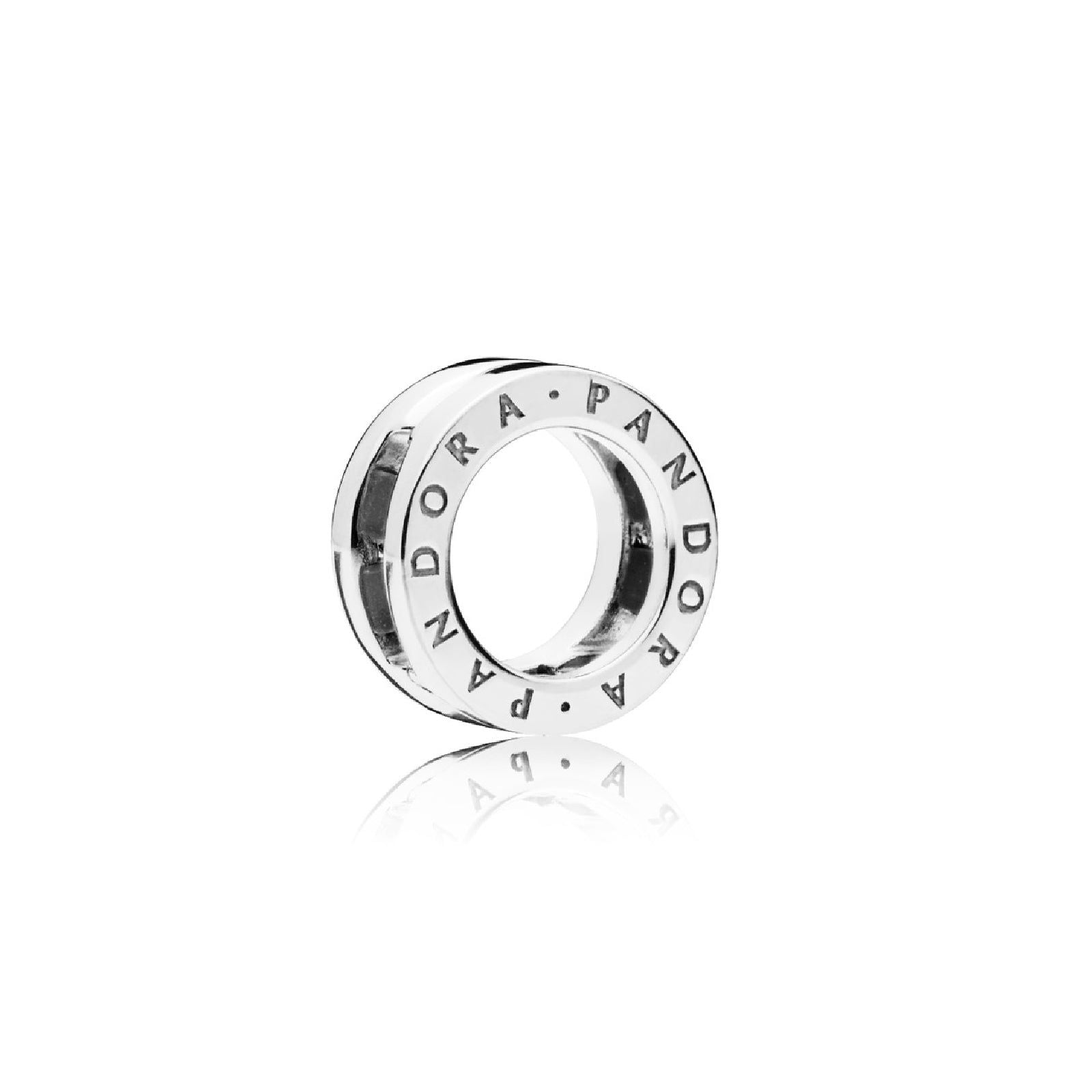 Charm Pandora Reflexions a cerchio con logo Pandora 797598-1