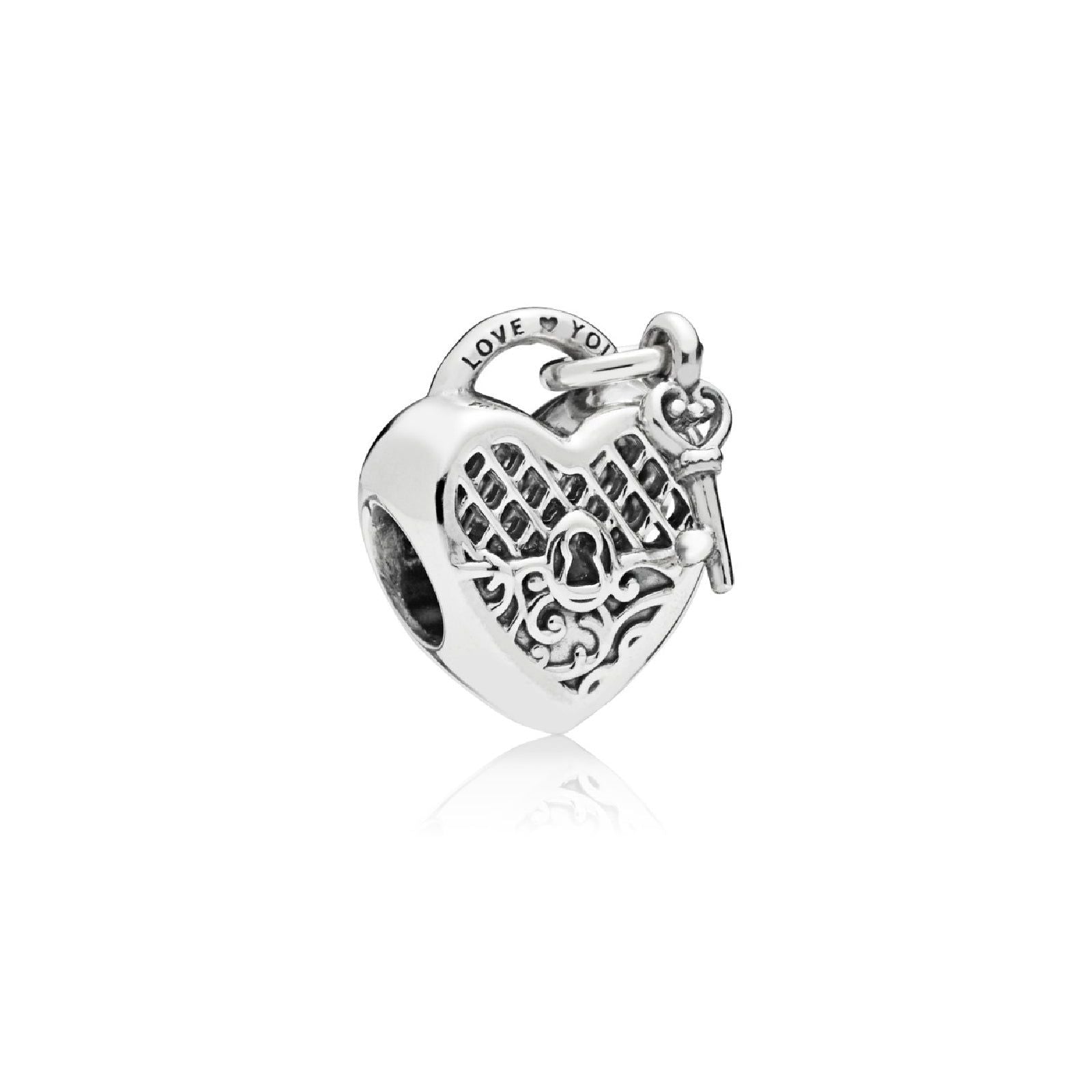Charm con lucchetto e cuore Promessa d’Amore 797655-1