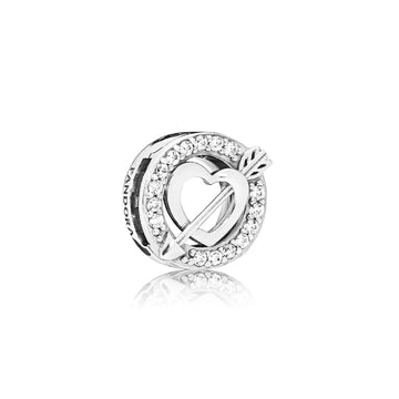 Charm Pandora Reflexions Cuore asimmetrico e freccia 797793CZ-1