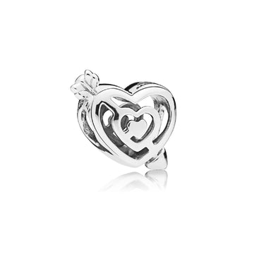 Charm Freccia e labirinto di cuori openwork 797814-1