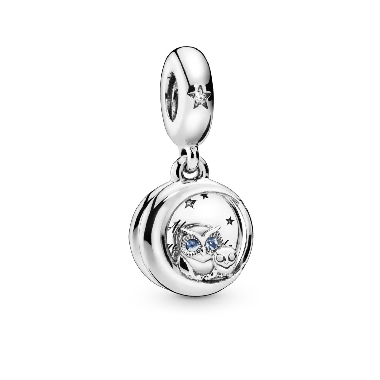 Charm pendente Gufo Sempre Dalla Tua Parte 798398NBCB-1