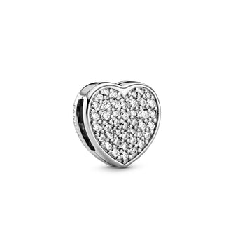 Charm Reflexions con cuore a pavé 798684C01-1