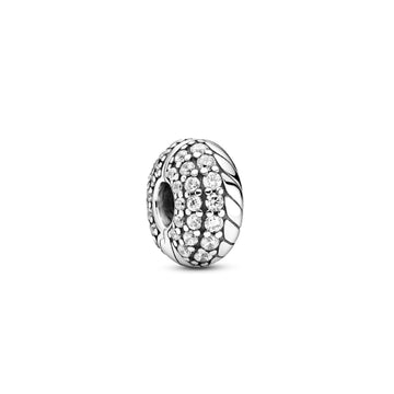 Clip con maglia snake e pavé 799089C01-1