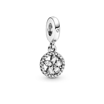 Charm pendente Cerchio e fiocco di neve scintillante 799222C01-1