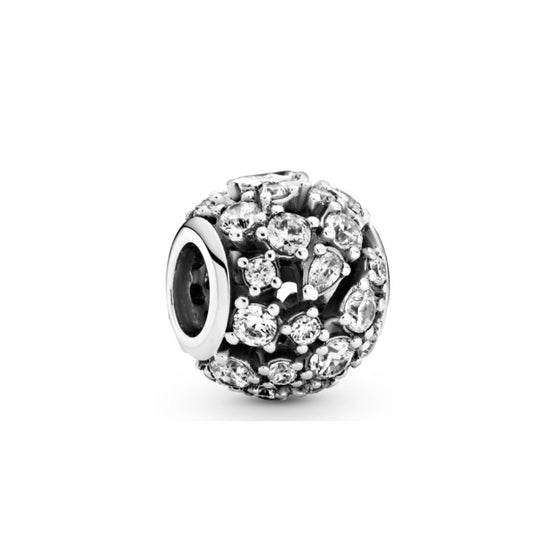 Charm openwork rotondo scintillante 799225C01-1