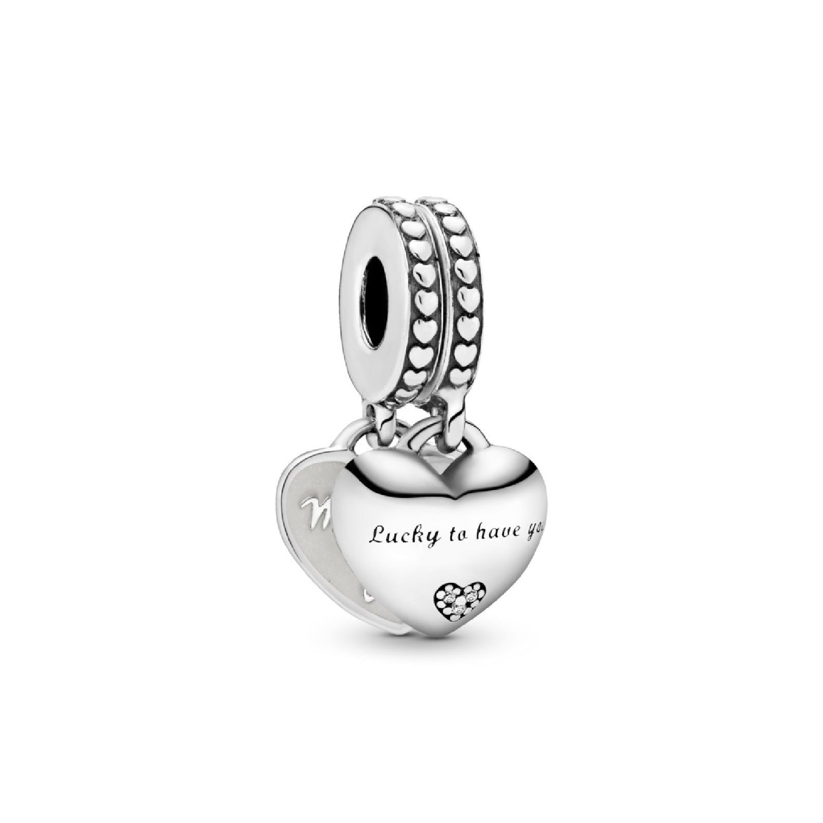 Charm pendente con doppio cuore Nuora e suocera 799321C01-1