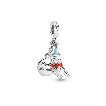 Disney, charm pendente Compleanno di Winnie the Pooh 799385C01-1