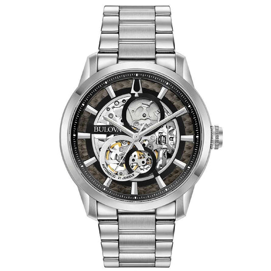 Orologio solo tempo Bulova Sutton Scheleton da uomo 96A208-1