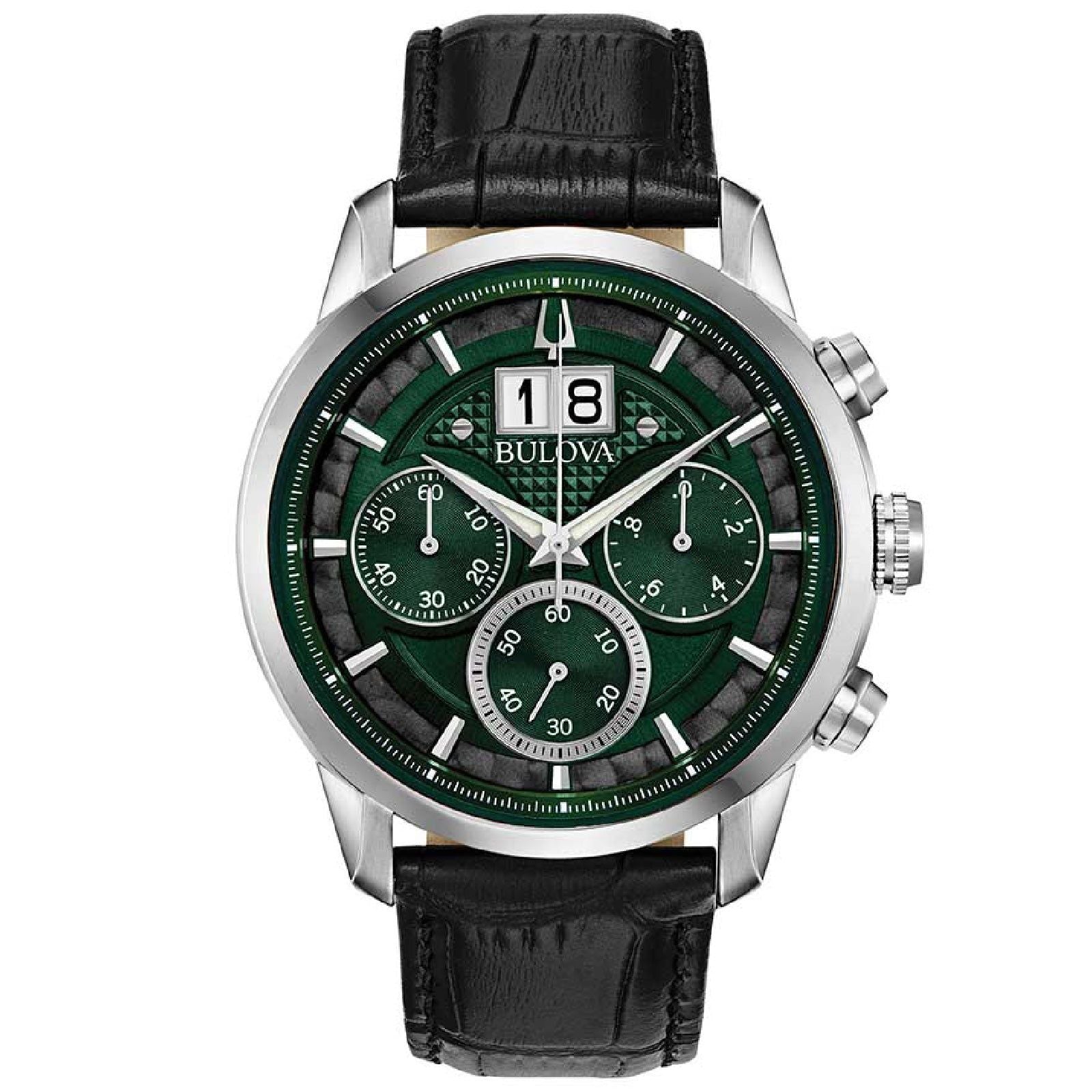 Orologio crono Bulova Sutton Big Date da uomo 96B310-1