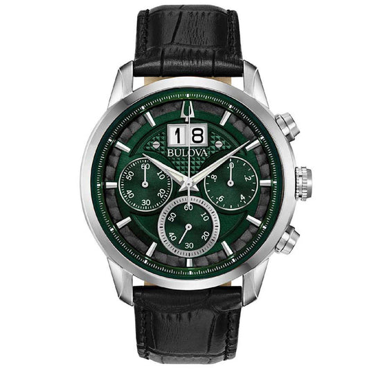 Orologio crono Bulova Sutton Big Date da uomo 96B310-1