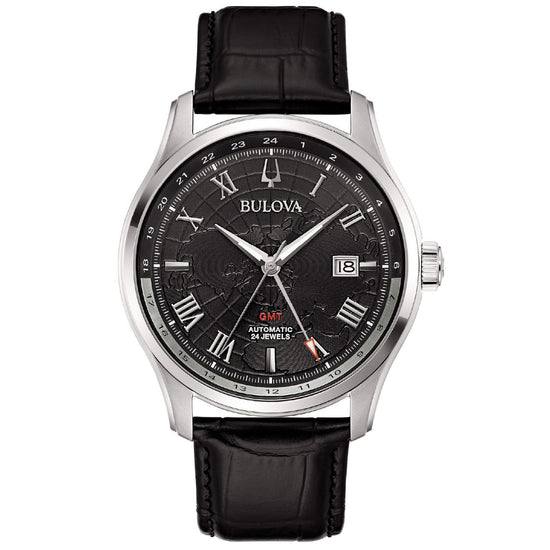 Orologio automatico Bulova Wilton Gmt Automatic da uomo 96B387-1