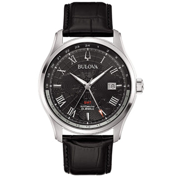 Orologio automatico Bulova Wilton Gmt Automatic da uomo 96B387-1