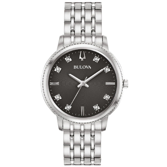 Orologio solo tempo Bulova Classic Diamonds da donna 96P205-1