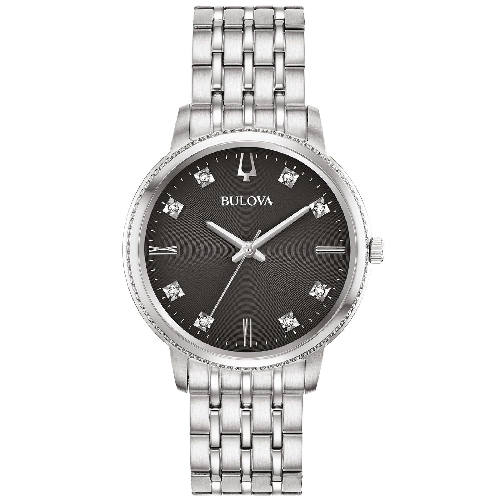 Orologio solo tempo Bulova Classic Diamonds da donna 96P205-1