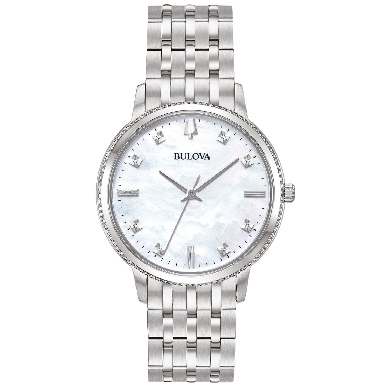 Orologio solo tempo Bulova Classic Diamonds da donna 96P207-1