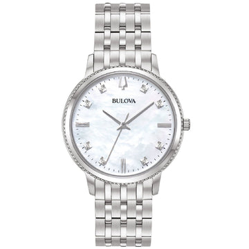 Orologio solo tempo Bulova Classic Diamonds da donna 96P207-1