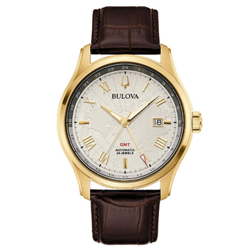 Orologio automatico Bulova Wilton Gmt Automatic da uomo 97B210-1