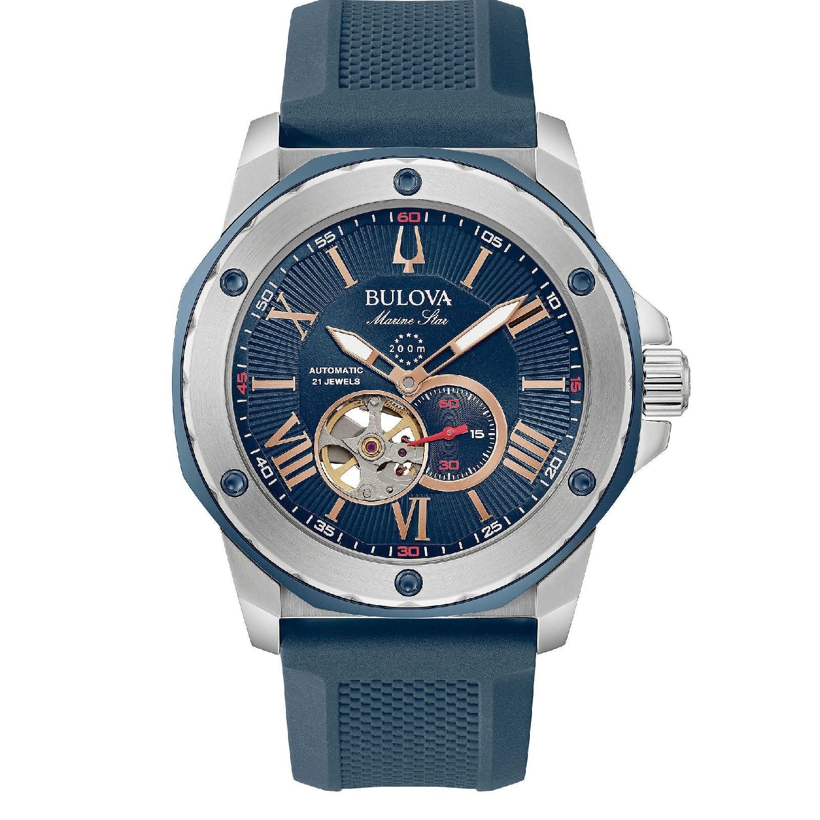 Orologio automatico Bulova Marine Star da uomo 98A282-1