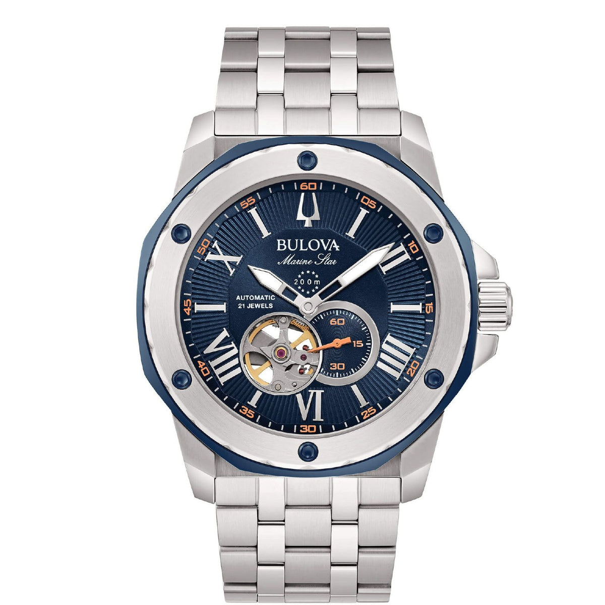 Orologio automatico Bulova Marine Star da uomo 98A306-1