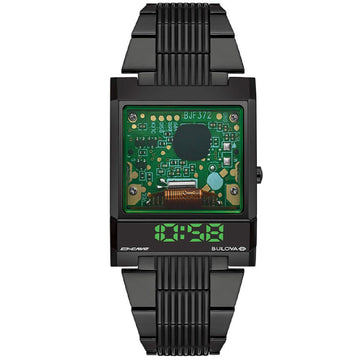 Orologio digitale Bulova Archive Computron D-Cave da uomo 98C140-1