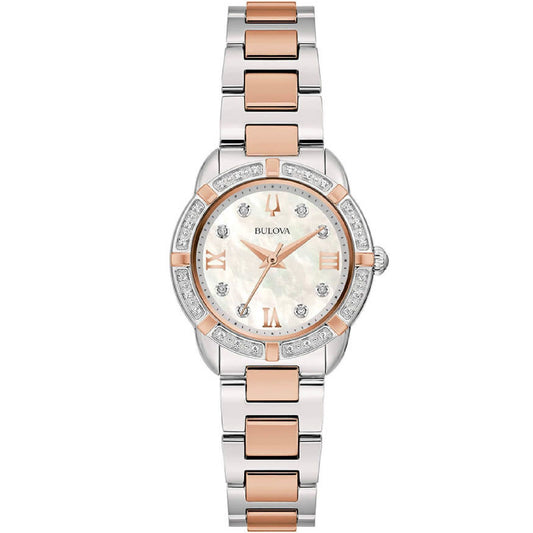Orologio solo tempo Bulova Classic Diamonds da donna 98R291-1